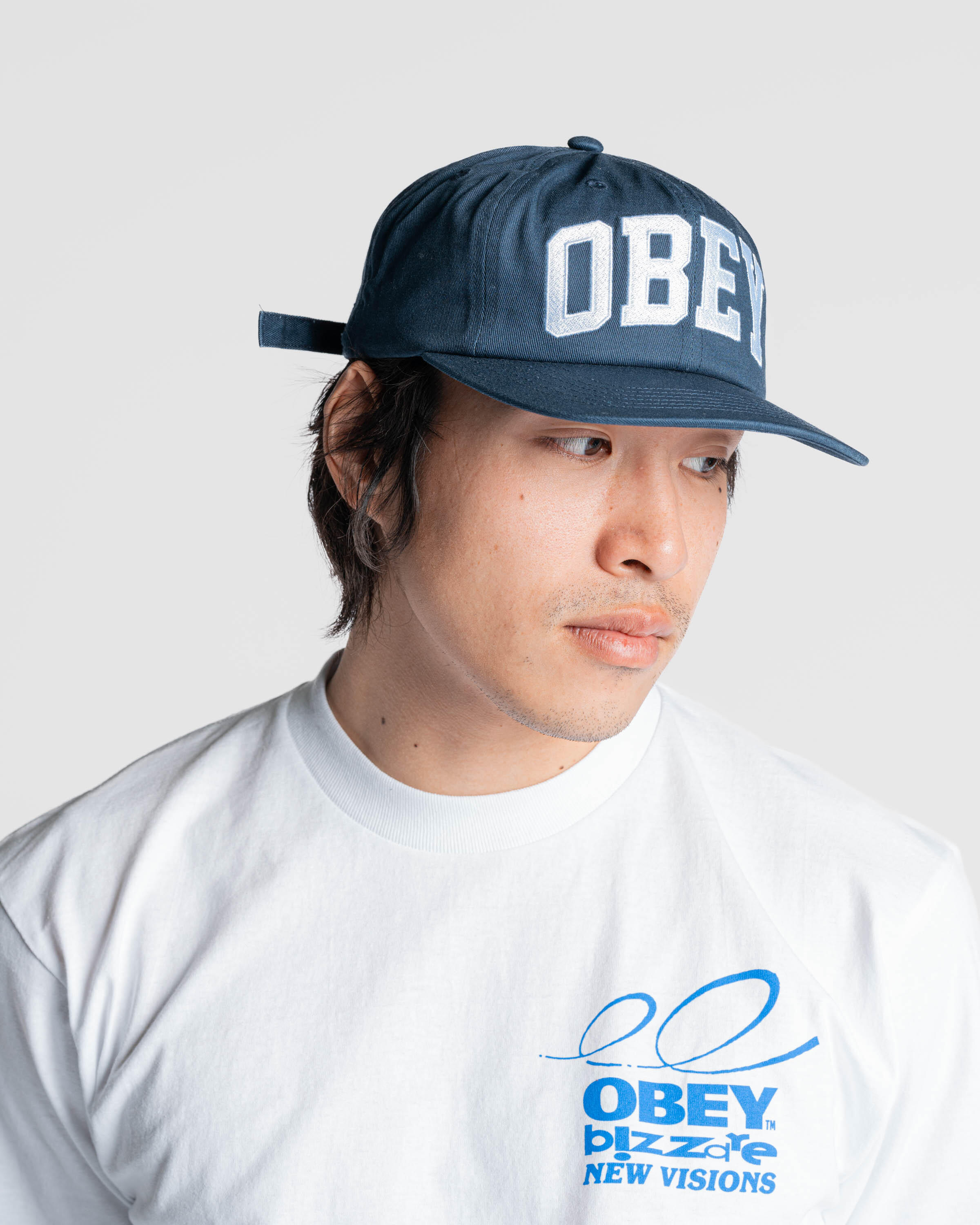 Obey COLLEGIATE 6 PANEL STRAPBACK | 100580404-MNA | AFEW STORE